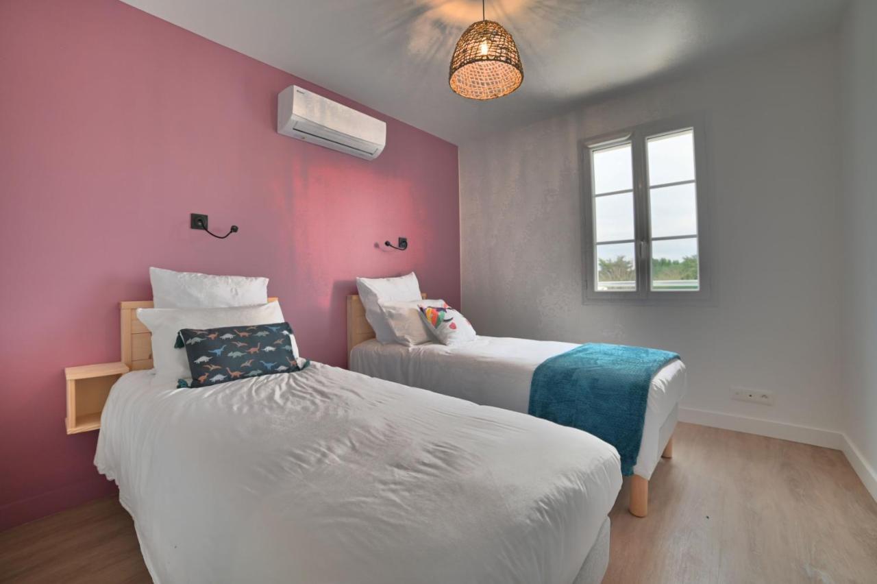 Le Pacha Maison Avec Piscine/Parking/Wifi/Plages 5Kms Les Mathes Exteriör bild